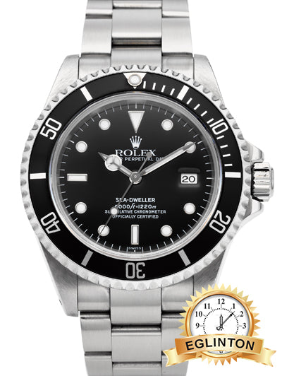Rolex Sea-Dweller 4000 16600 Swiss Only A Series Full Set Green Sticker "Full Kit" PLEASE CALL TO VIEW! - Johny Watches