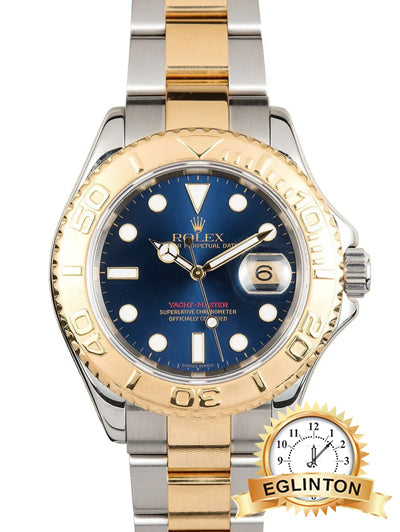 Rolex Yacht-Master 40mm two tone Blue 16623 "2003" - Johny Watches