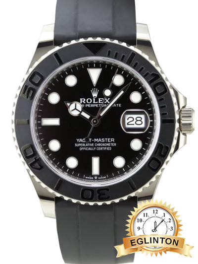 Rolex Yacht-Master 42mm 18k White Gold Oysterflex – BOX & PAPERS – 226659 "2021" - Johny Watches