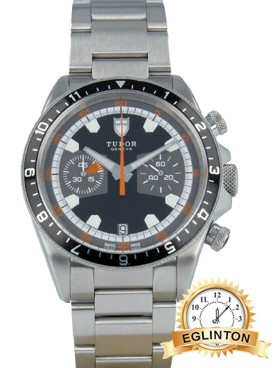 Tudor Heritage Chrono 42mm Black & Grey “Monte Carlo” Dial Stainless Steel 70330N "2024"