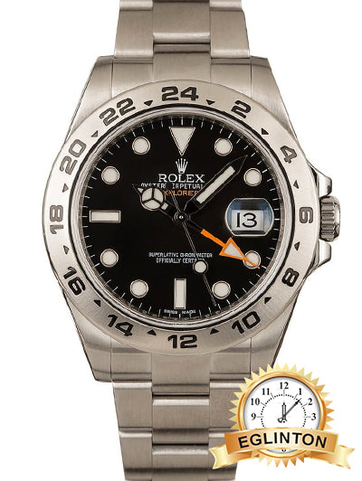 ROLEX EXPLORER II 216570 ORANGE GMT HAND 2019 - Johny Watches