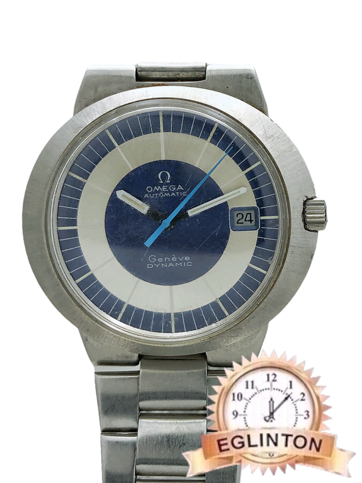 Omega Genève Dynamic ref. 136.033 with steel bracelet - Johny Watches