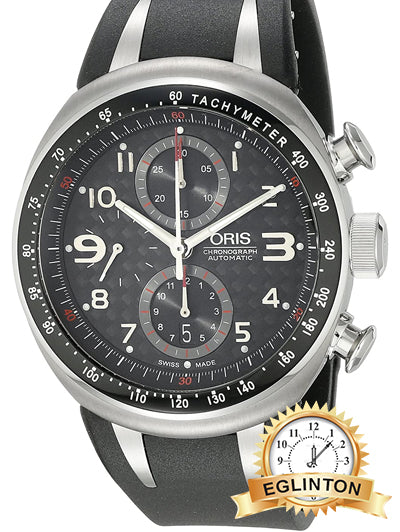 ORISTT3 Chronograph Automatic Black Carbon Dial Men's Watch 674-7587-7264RS - Johny Watches