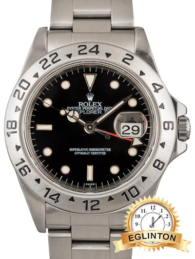 Rolex Explorer II Black Dial 40mm Men's Watch 16570 "2005" - Johny Watches