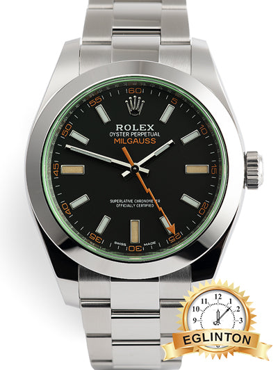 Rolex Milgauss 116400GV Automatic  -  Steel Strap  -  Steel Case "2021" - Johny Watches