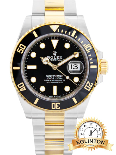 ROLEX Submariner Date 126613LN Black Dial Two tone "2022" - Johny Watches