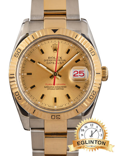 Rolex Datejust 36 Oystersteel & Yellow Gold Watch 116263 "2005" - Johny Watches